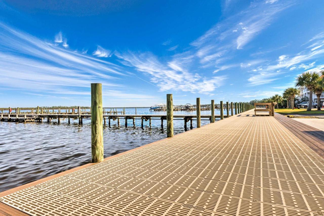 Orange Beach Condo Private Boat Dock And Ramp Exterior photo